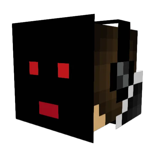 Matriksz36 Minecraft avatar head, 3D render