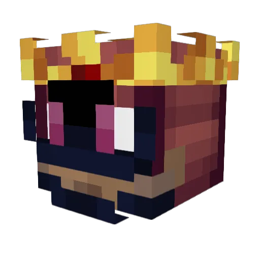 Matrix2048 Minecraft avatar head, 3D render