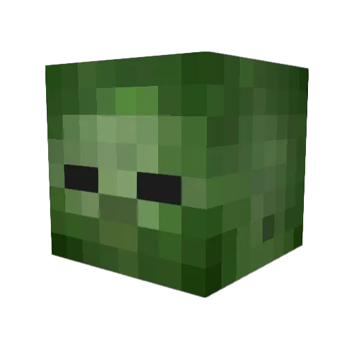 MatrixAI Minecraft avatar head, 3D render