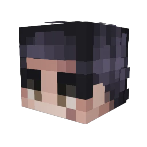 MatrixMoves Minecraft avatar head, 3D render