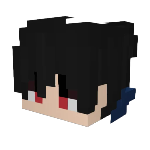 MatrixTx Minecraft avatar head, 3D render