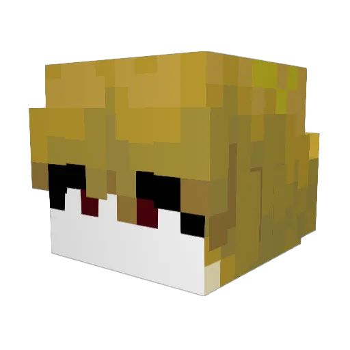 Matrix_YT009 Minecraft avatar head, 3D render