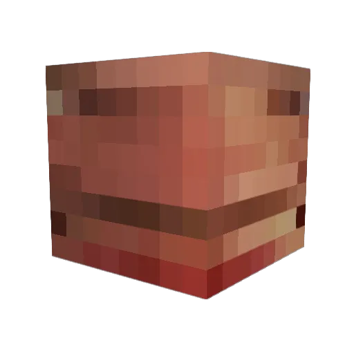 Matrixia12 Minecraft avatar head, 3D render