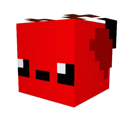 Matrozov Minecraft avatar head, 3D render
