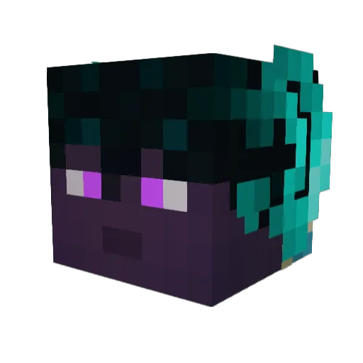 Matryx526 Minecraft avatar head, 3D render