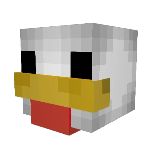 MatsElliot Minecraft avatar head, 3D render