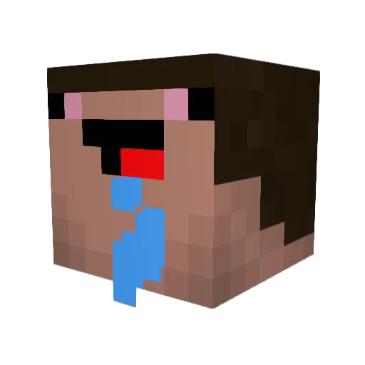 Mats_S_K Minecraft avatar head, 3D render