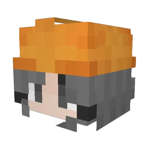 Matsa304 Minecraft avatar head, 3D render