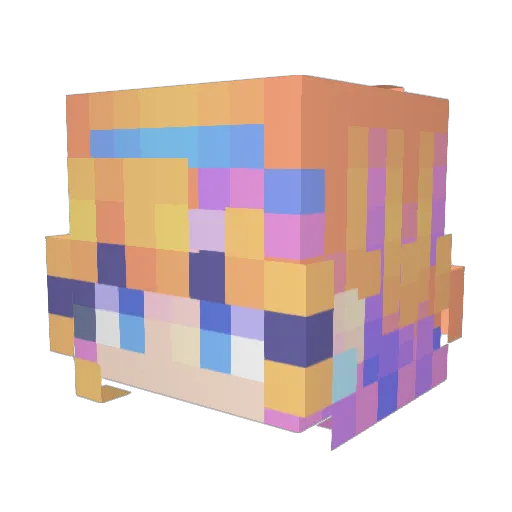 Matschii1 Minecraft avatar head, 3D render