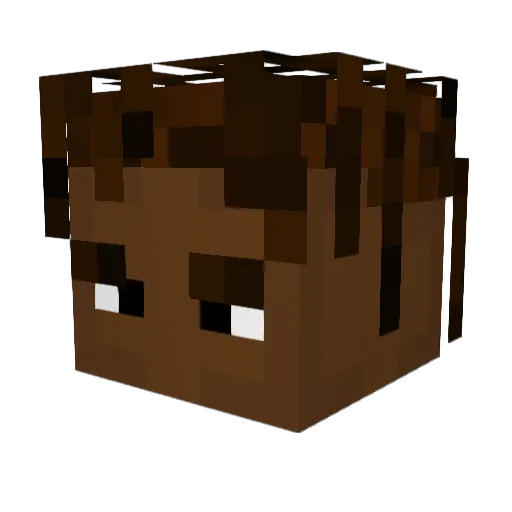Matsern30 Minecraft avatar head, 3D render