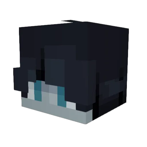 Matsishere Minecraft avatar head, 3D render
