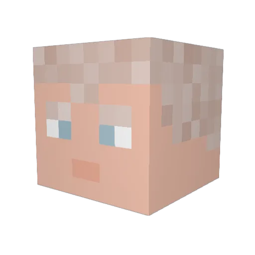 Matson25 Minecraft avatar head, 3D render