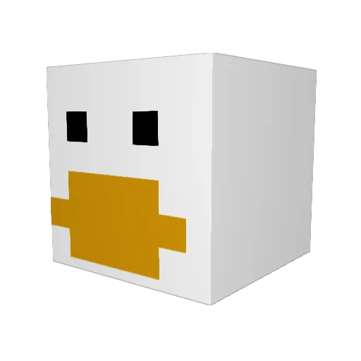 Matsuko32 Minecraft avatar head, 3D render