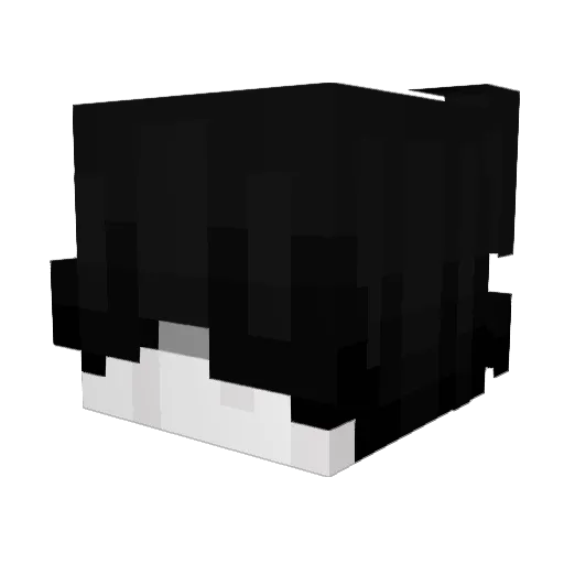 MatsuriShiina Minecraft avatar head, 3D render