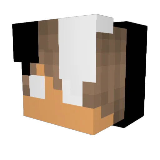Matt007Gamer Minecraft avatar head, 3D render