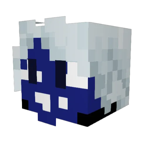 Matt1112 Minecraft avatar head, 3D render