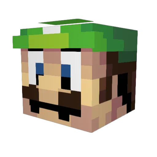 Matt330 Minecraft avatar head, 3D render