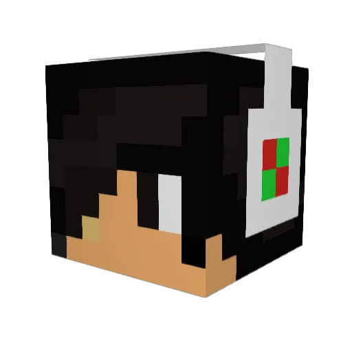 Matt3401 Minecraft avatar head, 3D render