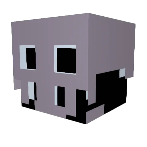 Matt342 Minecraft avatar head, 3D render