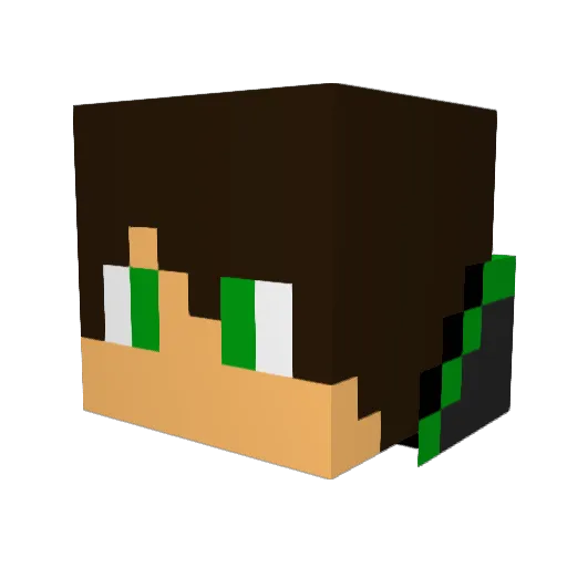 Matt5691 Minecraft avatar head, 3D render