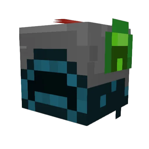 Matt6D Minecraft avatar head, 3D render