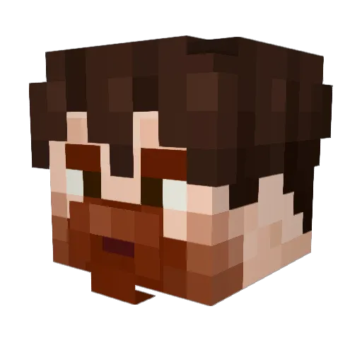 Matt94877 Minecraft avatar head, 3D render