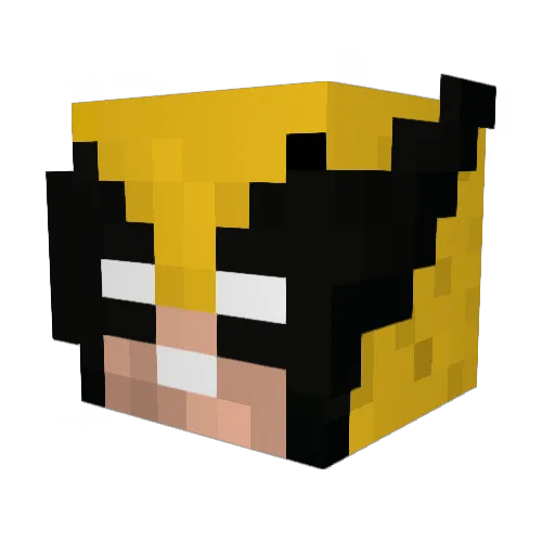 Matt94 Minecraft avatar head, 3D render