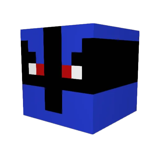 MattB2F Minecraft avatar head, 3D render
