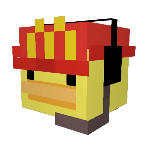 MattBVB09 Minecraft avatar head, 3D render
