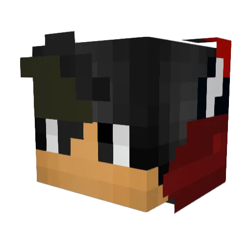 MattCFC Minecraft avatar head, 3D render
