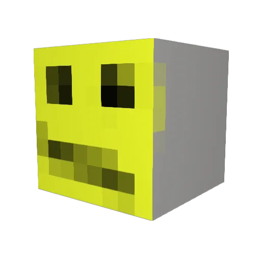 MattCavanagh Minecraft avatar head, 3D render