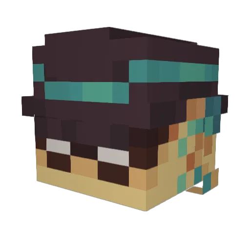 MattCipher Minecraft avatar head, 3D render