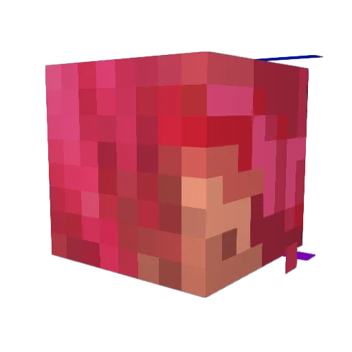 MattDaddy9000 Minecraft avatar head, 3D render