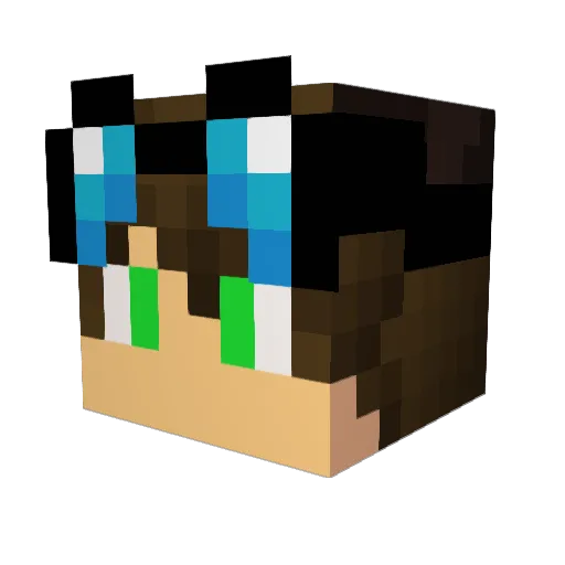 MattDestroyer95 Minecraft avatar head, 3D render