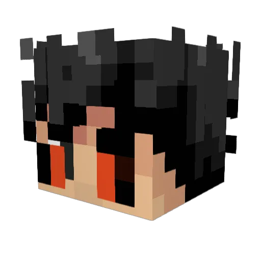 MattDog123 Minecraft avatar head, 3D render