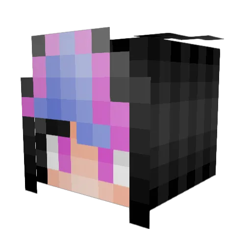 MattDorrell Minecraft avatar head, 3D render