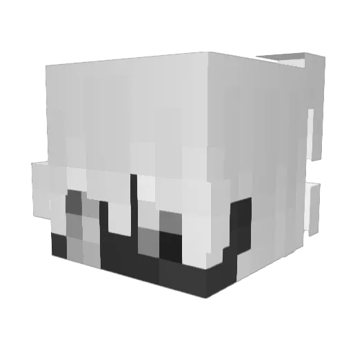 MattFlash10 Minecraft avatar head, 3D render