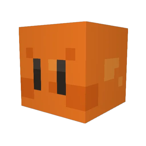 MattGriffin Minecraft avatar head, 3D render