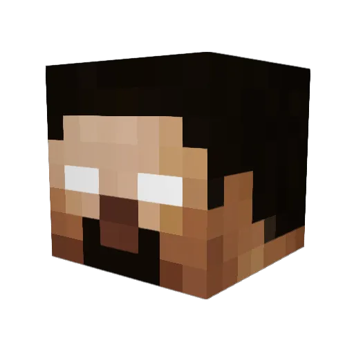 MattH2005 Minecraft avatar head, 3D render