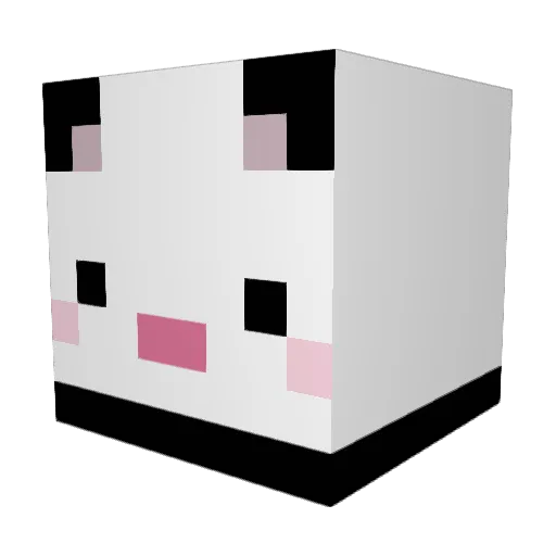MattHancho Minecraft avatar head, 3D render