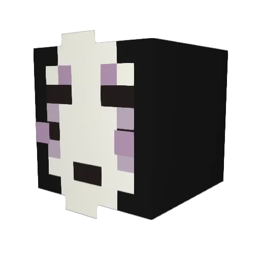 MattKinG7 Minecraft avatar head, 3D render