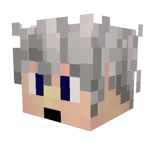 MattLux Minecraft avatar head, 3D render