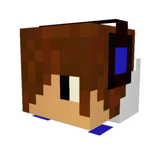 MattMRR0 Minecraft avatar head, 3D render