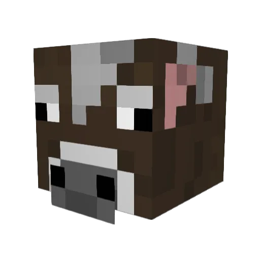 MattMooch Minecraft avatar head, 3D render
