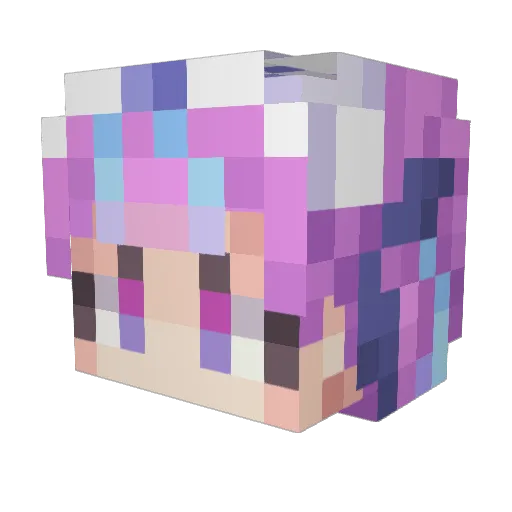 MattOreocookie Minecraft avatar head, 3D render