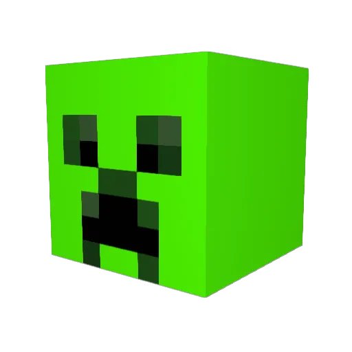 MattPlumb Minecraft avatar head, 3D render