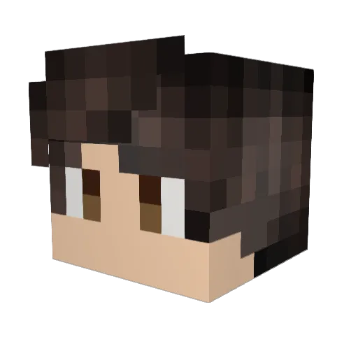 MattR_07 Minecraft avatar head, 3D render