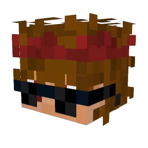 MattRadYT Minecraft avatar head, 3D render