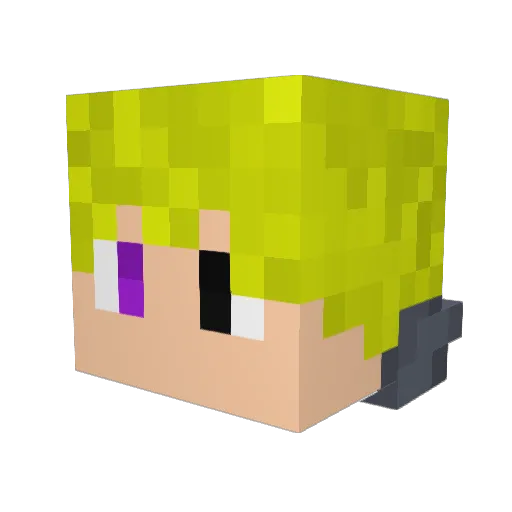MattShaw37 Minecraft avatar head, 3D render