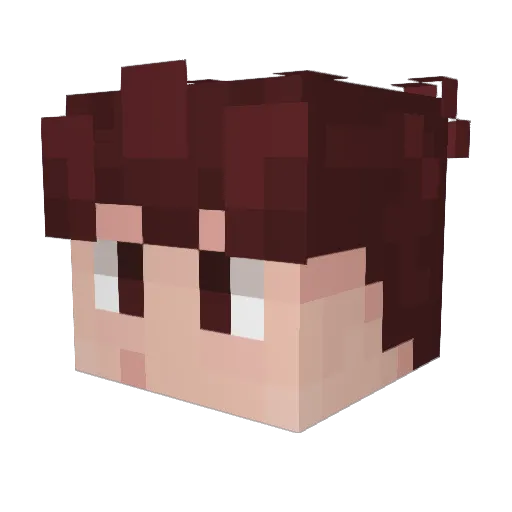 MattTBCZ Minecraft avatar head, 3D render